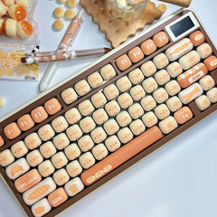 Fluffy Bread Bun Keycaps Set