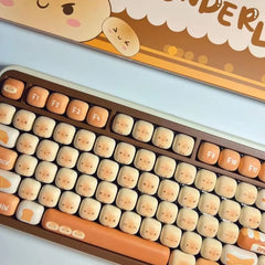 Fluffy Bread Bun Keycaps Set