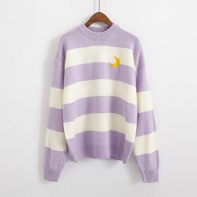 Moon Child Pastel Knit Sweater