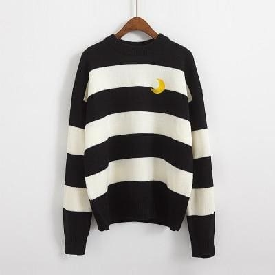 Moon Child Pastel Knit Sweater