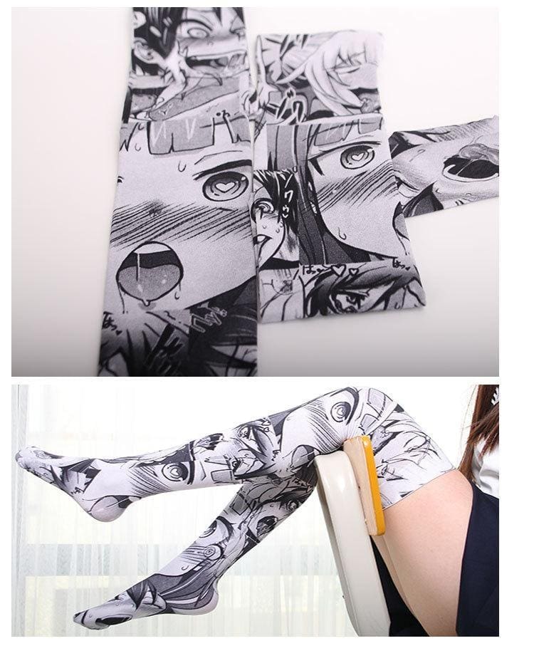 Manga Face Stockings