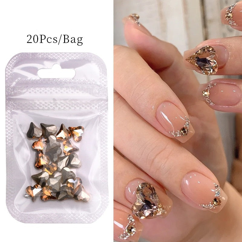 Kawaii Nail Art Sticker Gems