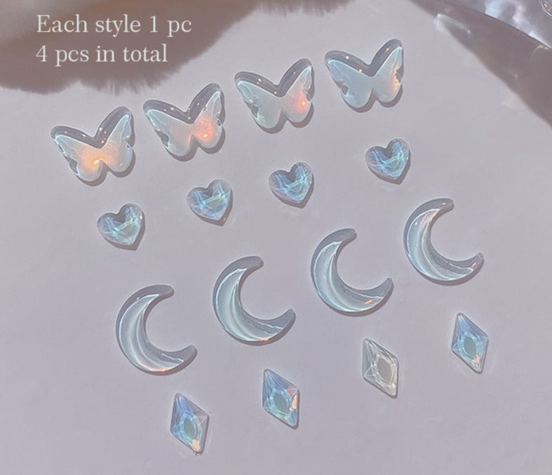 Kawaii Nail Art Sticker Gems