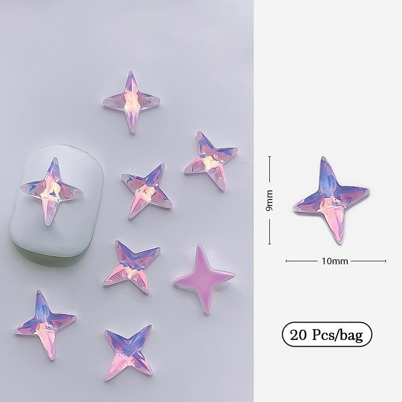 Kawaii Nail Art Sticker Gems