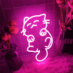 Kawaii Neko Cat LED Sign