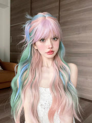 Mermaid Pastel Long Cosplay Wig