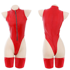 Latex Red Devil Cosplay