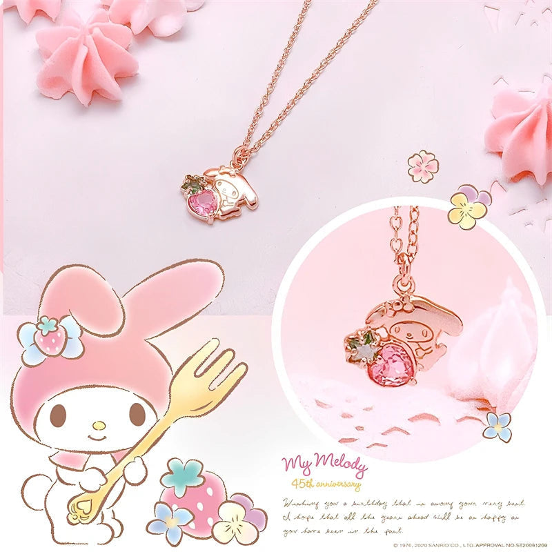 Bunny Berry Jewel Necklace