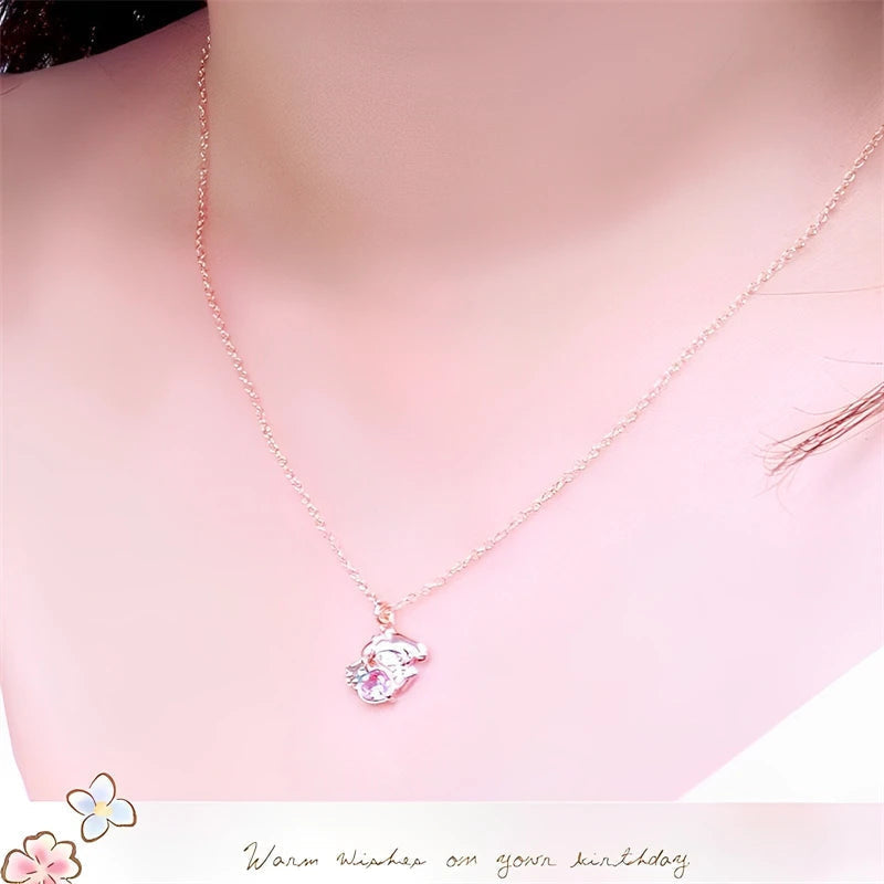Bunny Berry Jewel Necklace