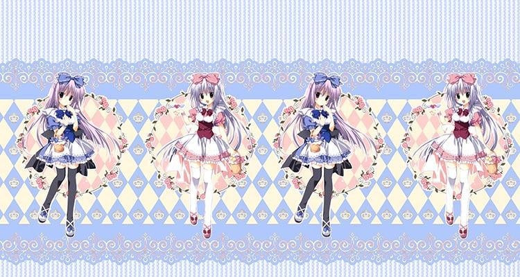 Milky Anime Print Skirt