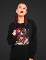 'Only Fangs' Black Unisex Sweatshirt