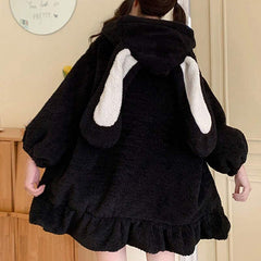 Oversized Fluffy Bunny Jacket
