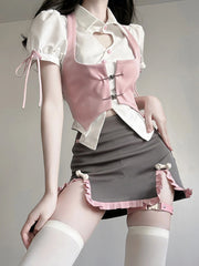 Pastel Academia Outfit Set
