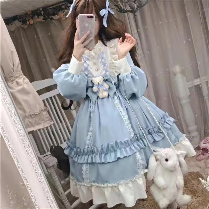 Pastel Blue Maiden Dress