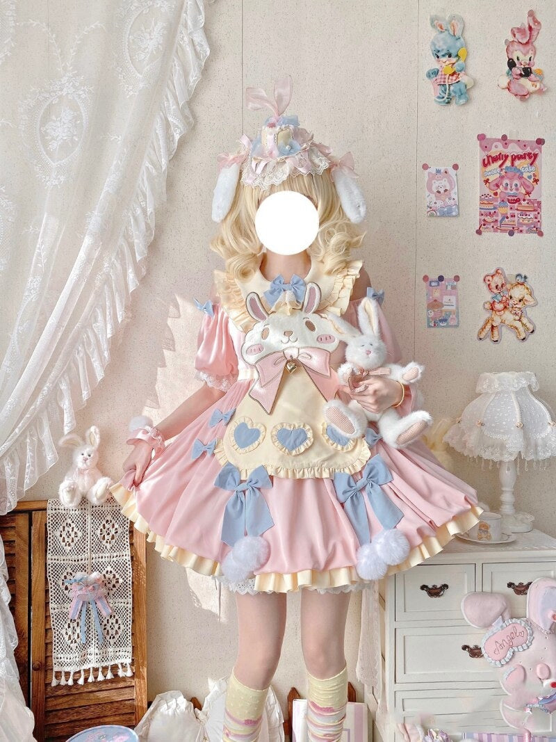 Pastel Easter Bunny Dress