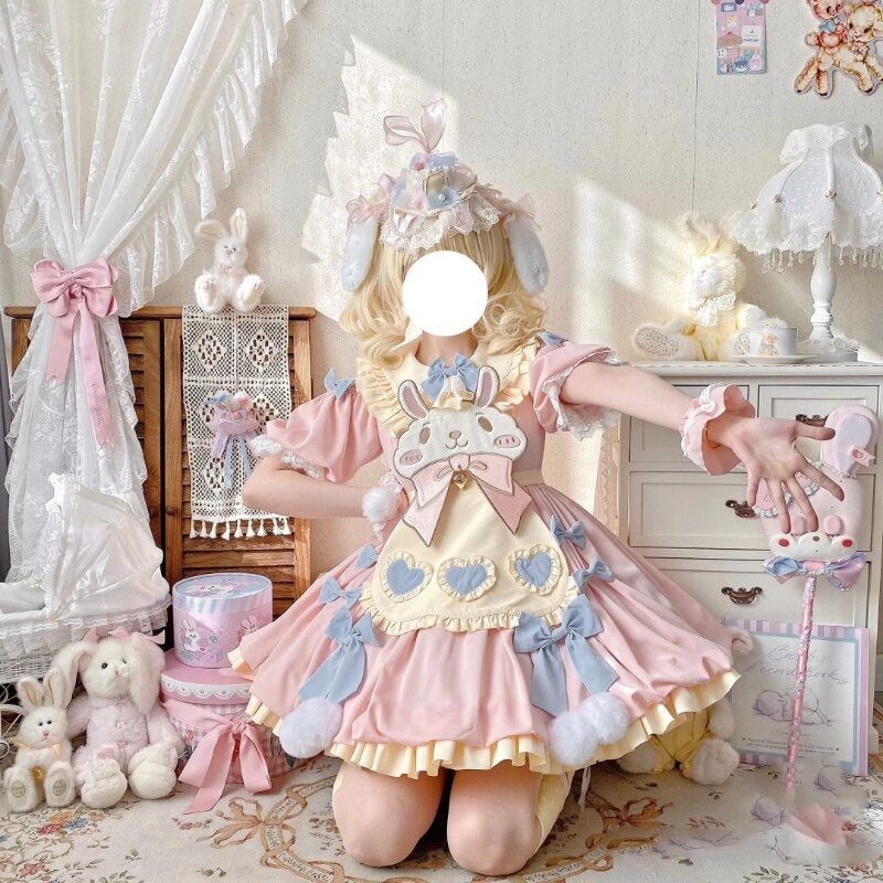 Pastel Easter Bunny Dress