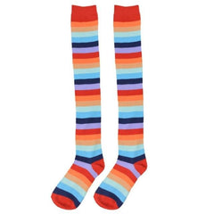 Pastel Rainbow Thigh Highs