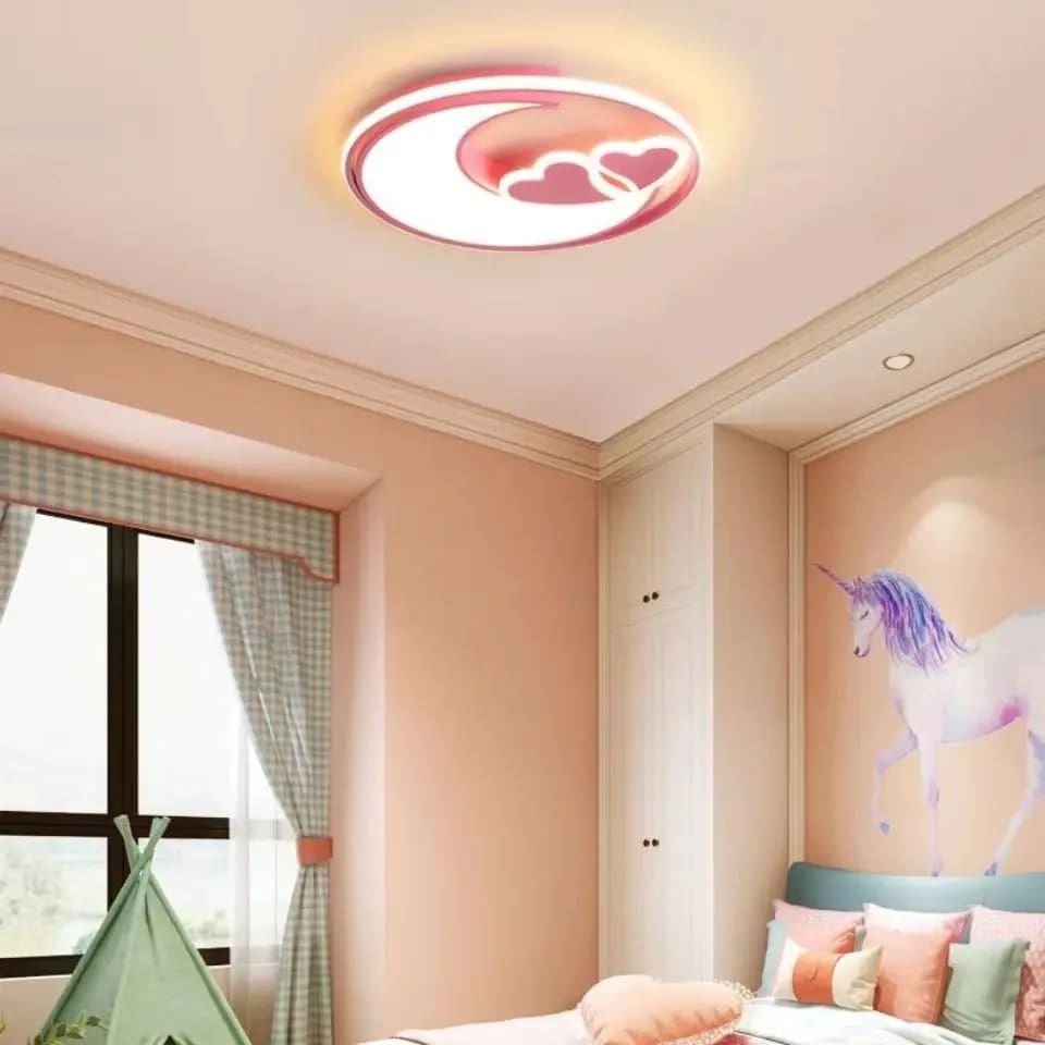 Lovecore Moon Ceiling Light