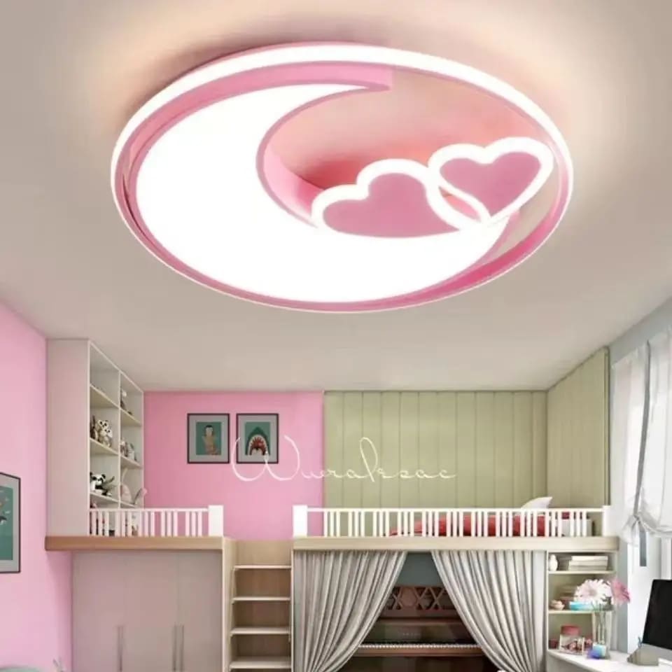 Lovecore Moon Ceiling Light