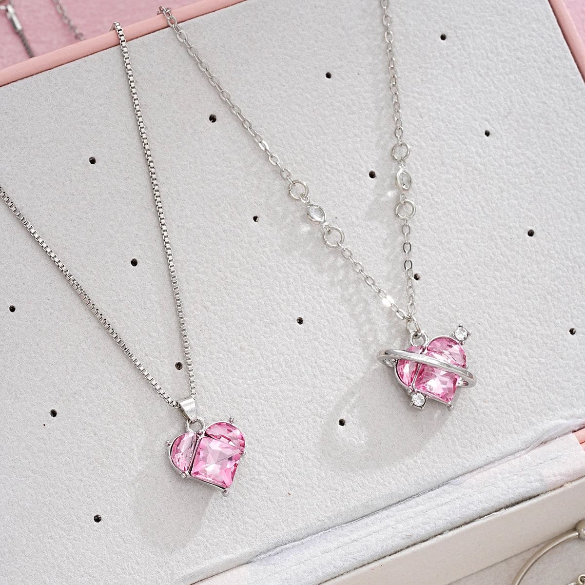 Pink Princesscore Jewelry Set and Box
