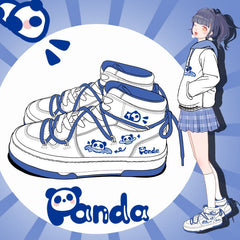 Poolside Panda Casual Sneakers