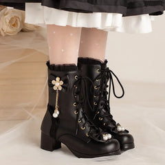 Pretty Pearl Princess Booties
