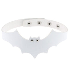 'Out of Hell' Faux Leather Bat Choker (4 Colours)