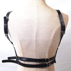 'Submissive' PU Leather Harness Set