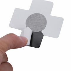 20 Pcs Black Cross Shape Self-Adhesive Nipple Pasties