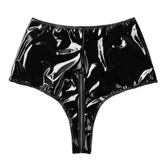 'Zone' PU Leather Shorts