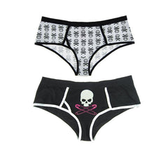 Set of 2 Skull panties