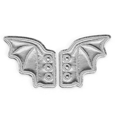 Black Bat Shoe Lace Accessory (One)