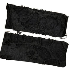 'Silence' Ripped Gloves (Pair)