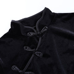 'Dead inside' Black Alternative Ankle Length Dress