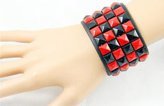 Studded PU Leather Bracelet