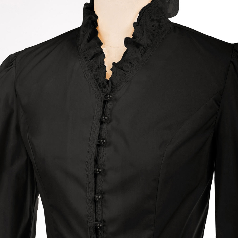 Pleated Steampunk shirt