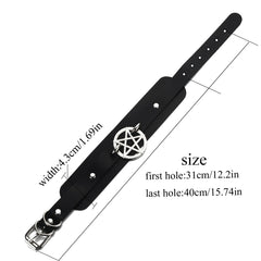 'Spark' Black Pentagram Choker