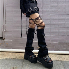 'Stars' Fishnet Tights