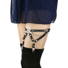 Pentagram Strap Thigh Harness