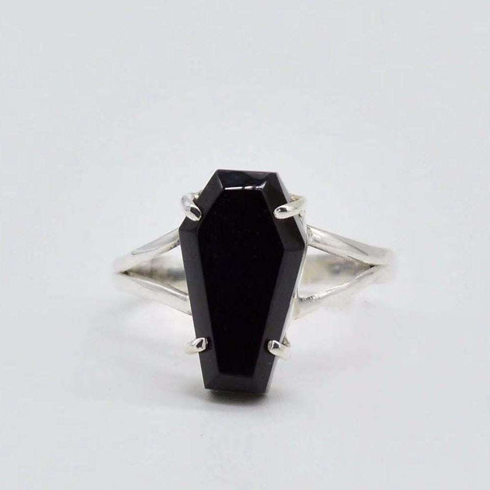 Black Coffin Ring