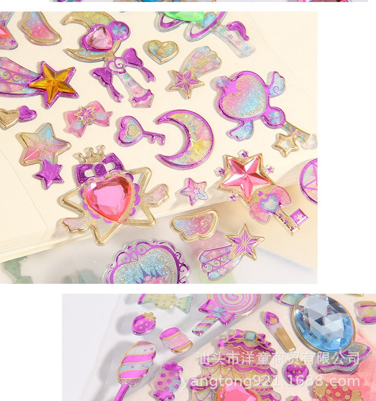 Bejeweled Puffy Sticker Pack