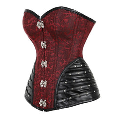 Red Steampunk corset