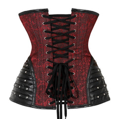 Red Steampunk corset