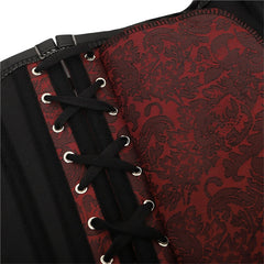 Red Steampunk corset