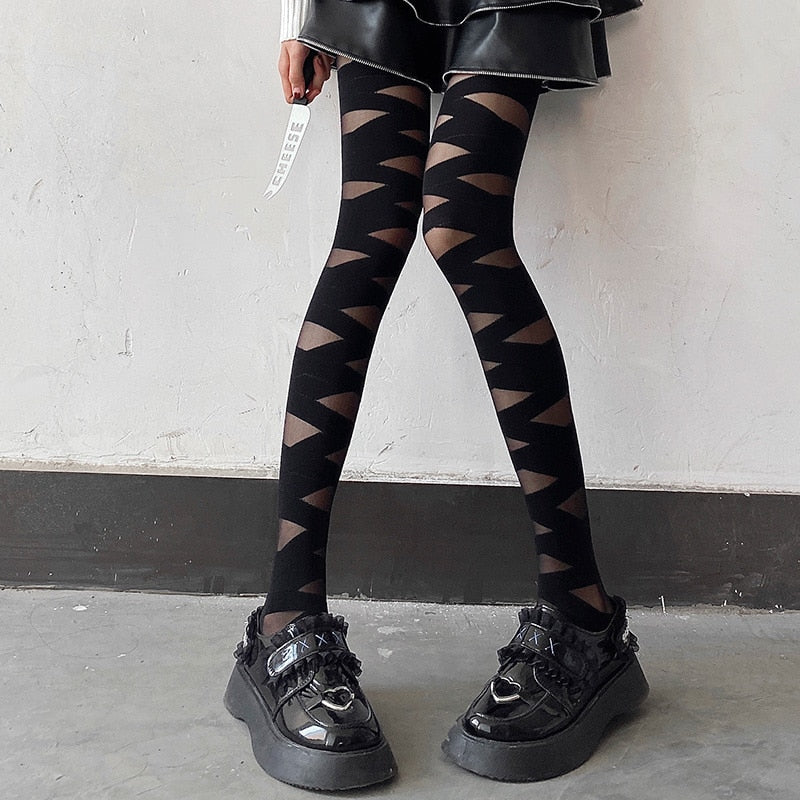 'The Night' Black Stockings