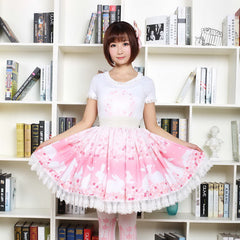 Cherry Blossom Bunny Skirt