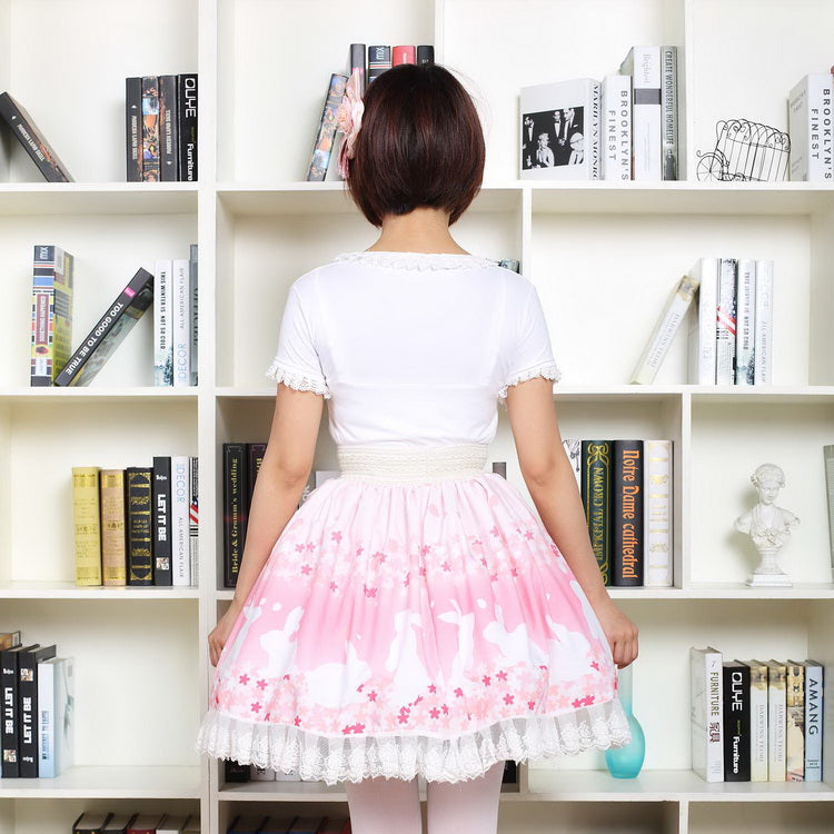 Cherry Blossom Bunny Skirt