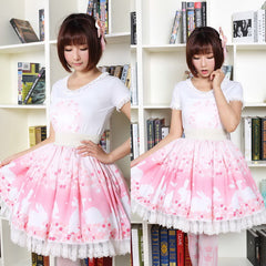 Cherry Blossom Bunny Skirt