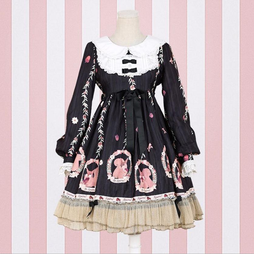 Squirrel Cameo Dress