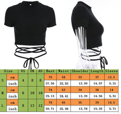 'Damage' Black Alternative Lace Up T-shirt
